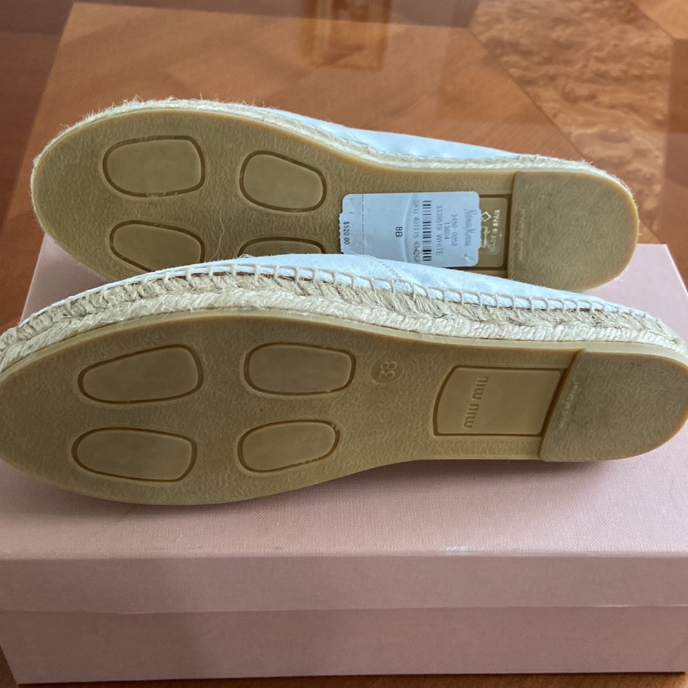 100% Authentic Miu Miu Espadrilles. Size 38 - image 5